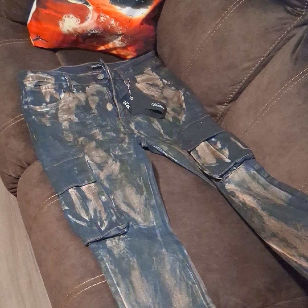 Stylish Black and Brown Men's Jeans